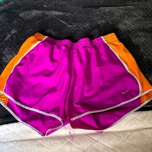 Nike Dri-Fit Shorts - Purple and Orange